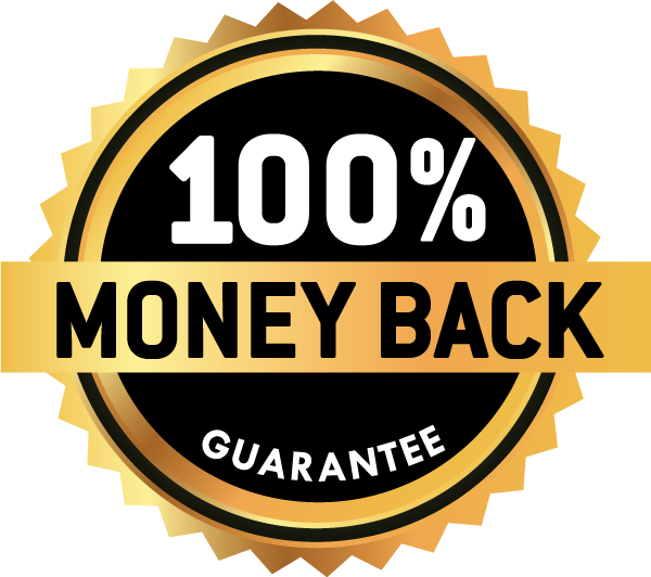 100% money back guarantee